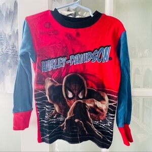 Harley-Davidson Spiderman Graphic Long-Sleeve Shirt